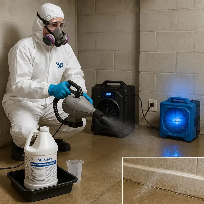 Sanitization and Odor Removal process in King of Prussia, PA