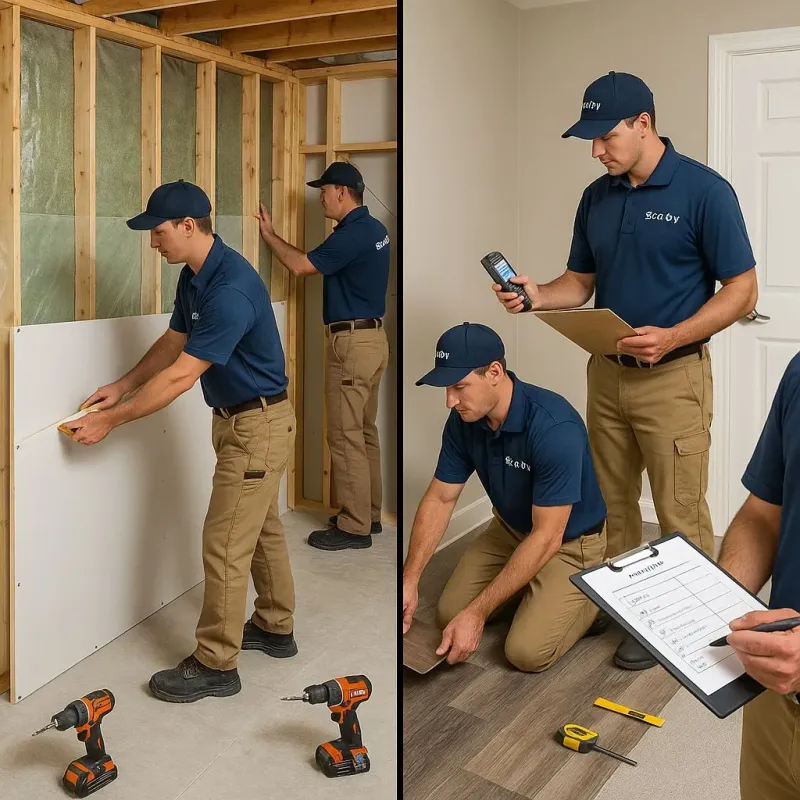 Repairs and Reconstruction process in King of Prussia, PA